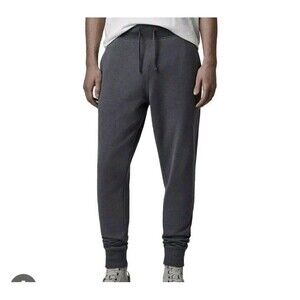 AllSaints Sweatpants Mens Joggers L Charcoal Grey 100% Cotton Lounge